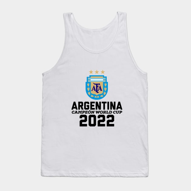 Argentina Campeón World Cup T-Shirt Tank Top by YDesigns